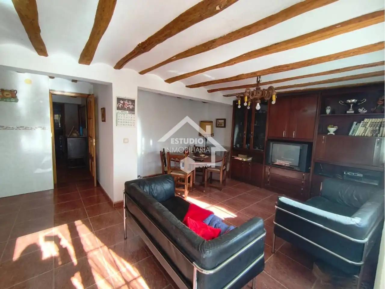 Sala de estar de Casa o chalet en venta en Torrecilla Sobre Alesanco con Jardín privado, Terraza y Amueblado