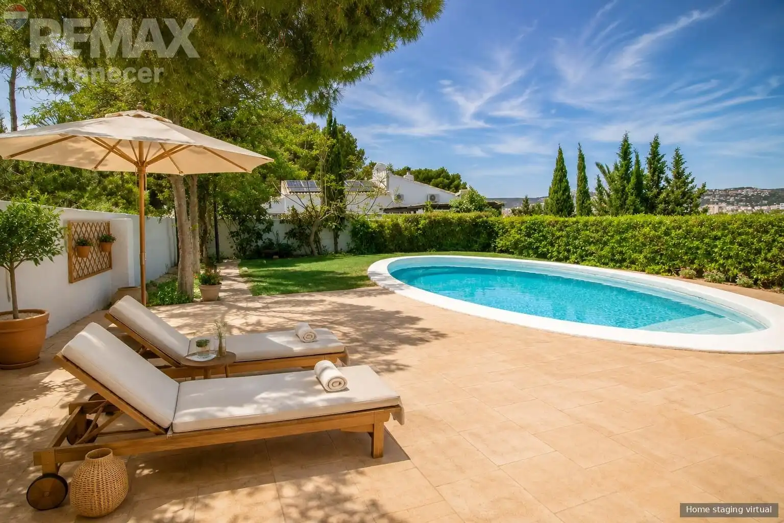 Jardí de Casa o xalet en venda en Jávea / Xàbia amb Piscina