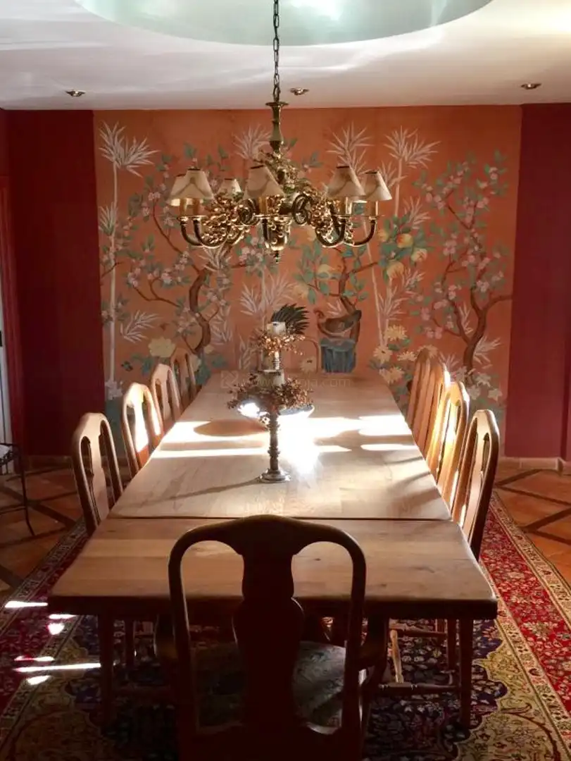 Dining room of Houses for sale in  Logroño  with Heating, Private garden and Swimming Pool