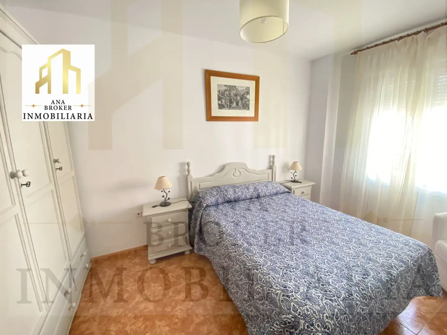 Schlafzimmer von Wohnung zur Miete in Ronda mit Möbliert, Ofen und Waschmaschine