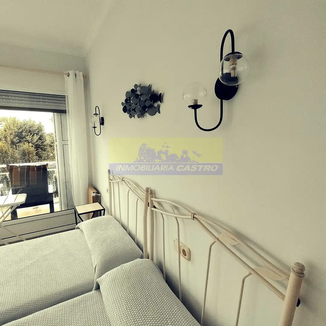 Schlafzimmer von Wohnung zur Miete in Castro-Urdiales mit Heizung, Terrasse und Möbliert