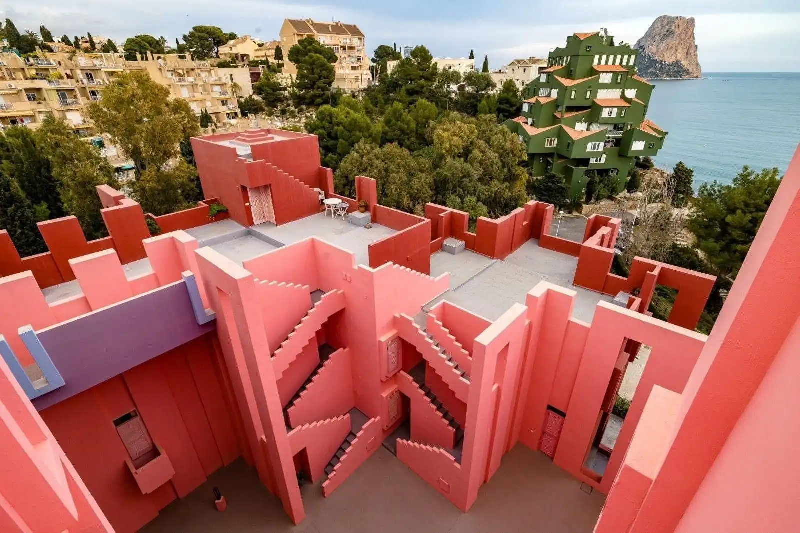 Exterior view of Apartments for sale in Calpe / Calp  with Air Conditioner and Community pool