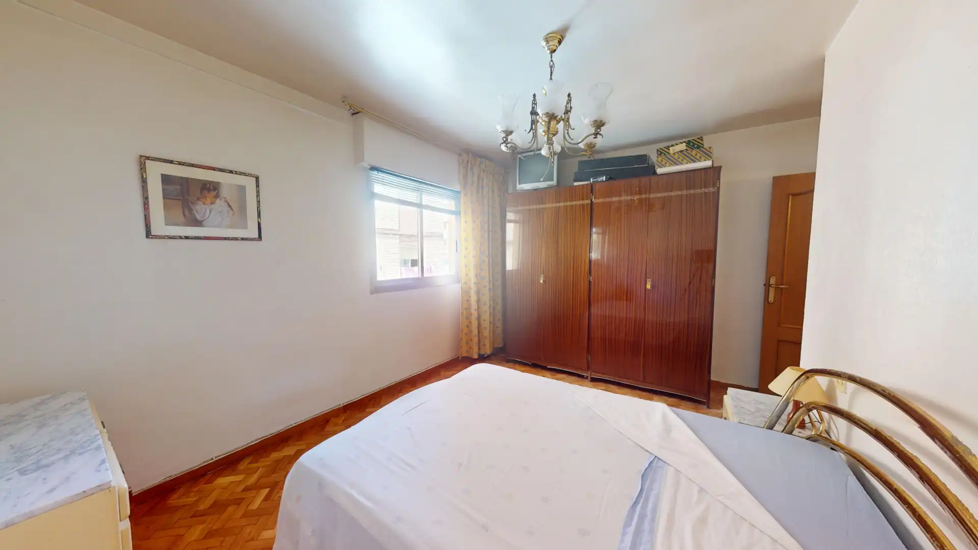 Bedroom of Flat for sale in Villajoyosa / La Vila Joiosa  with Air Conditioner, Furnished and Balcony