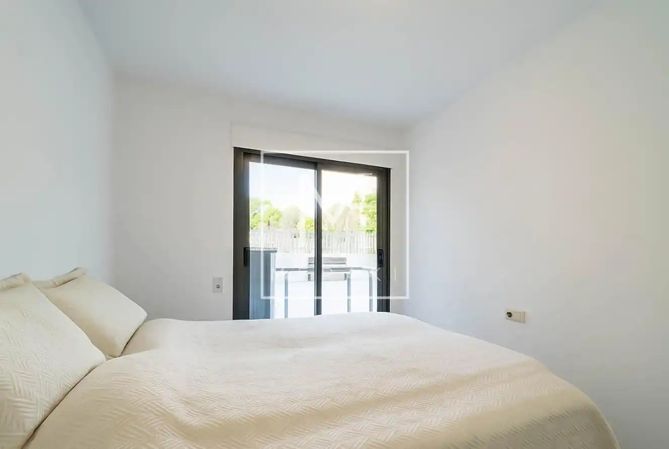 Bedroom of Flat for sale in Calpe / Calp  with Air Conditioner, Heating and Private garden