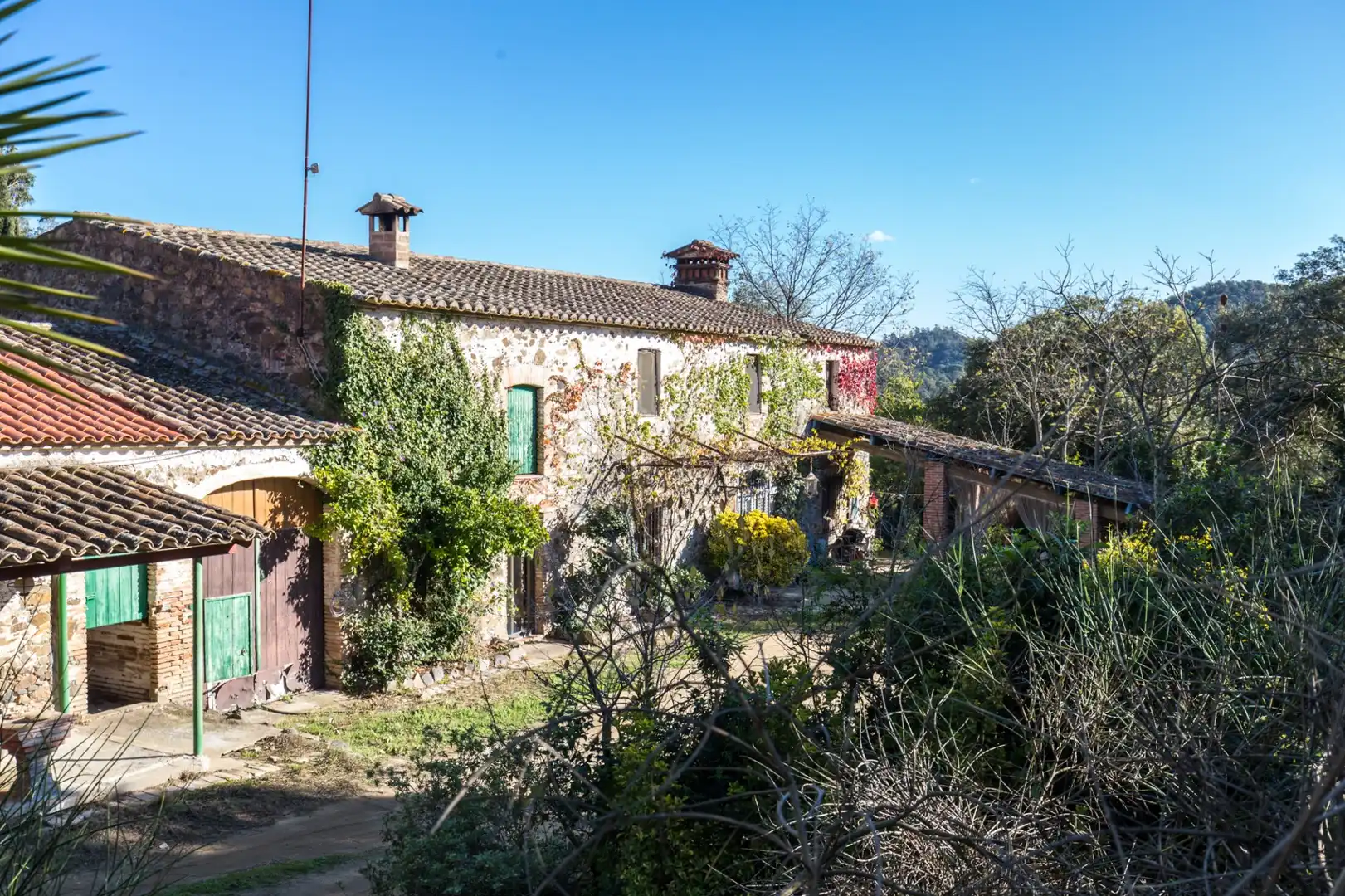 Vista exterior de Finca rústica en venta en Llagostera con Calefacción, Terraza y Trastero