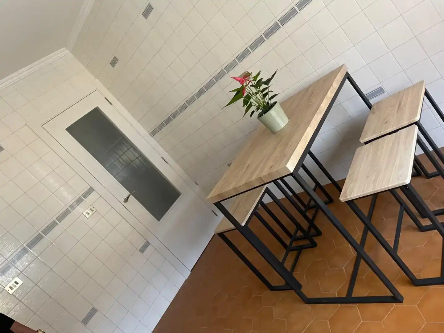 Küche von Wohnung zur Miete in Cedeira mit Parkett, Möbliert und Ofen