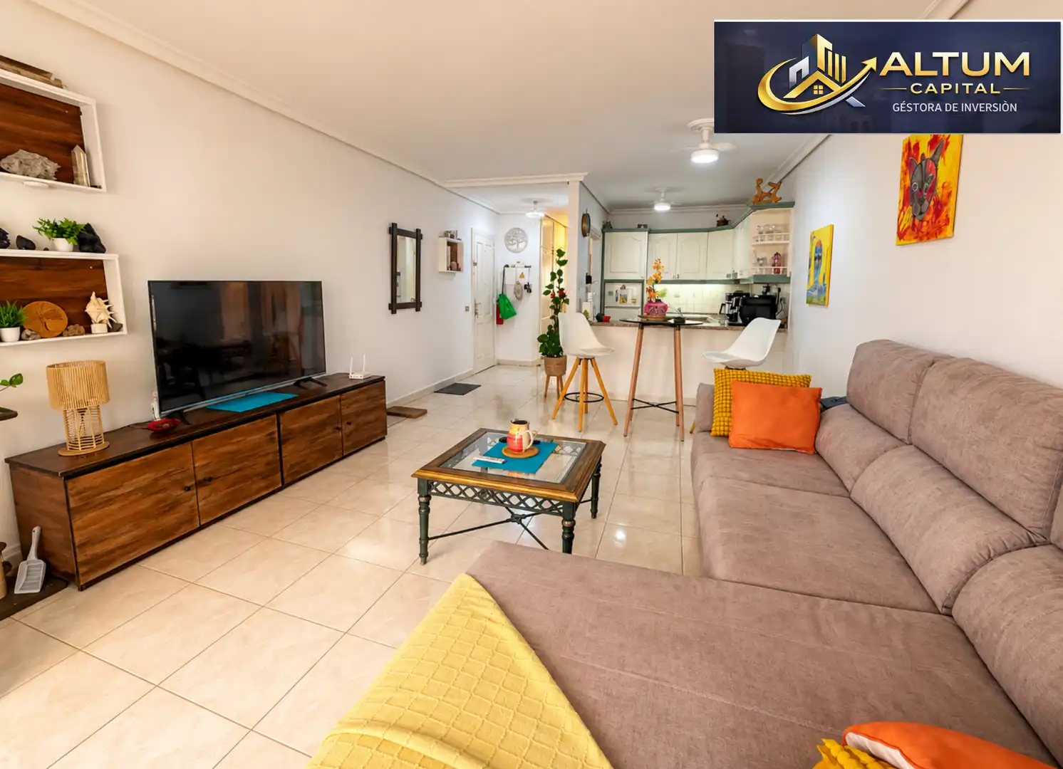Living room of Flat for sale in Cabo Blanco