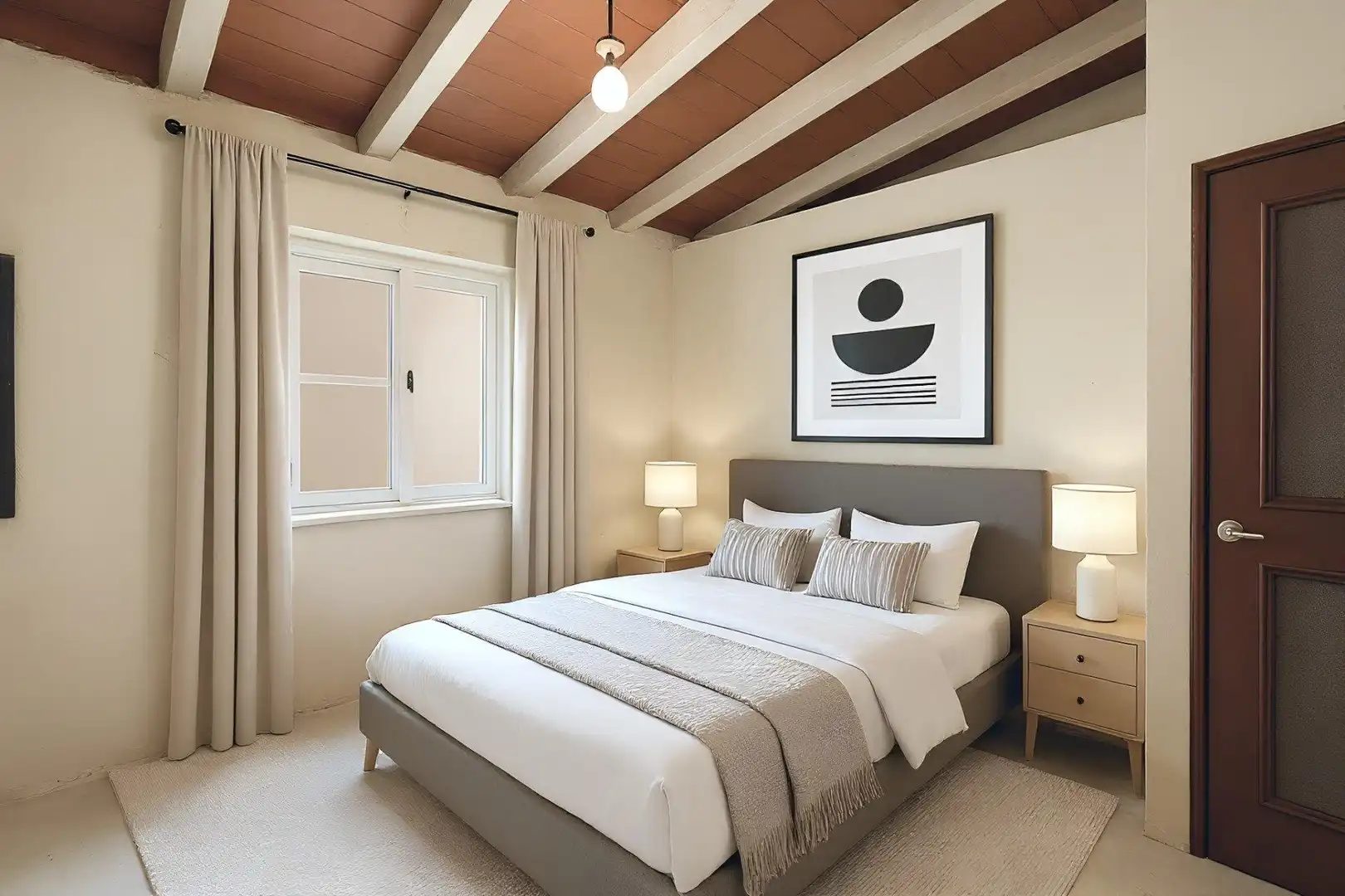 Habitación de Casa adosada en venta en Castelló de Rugat
