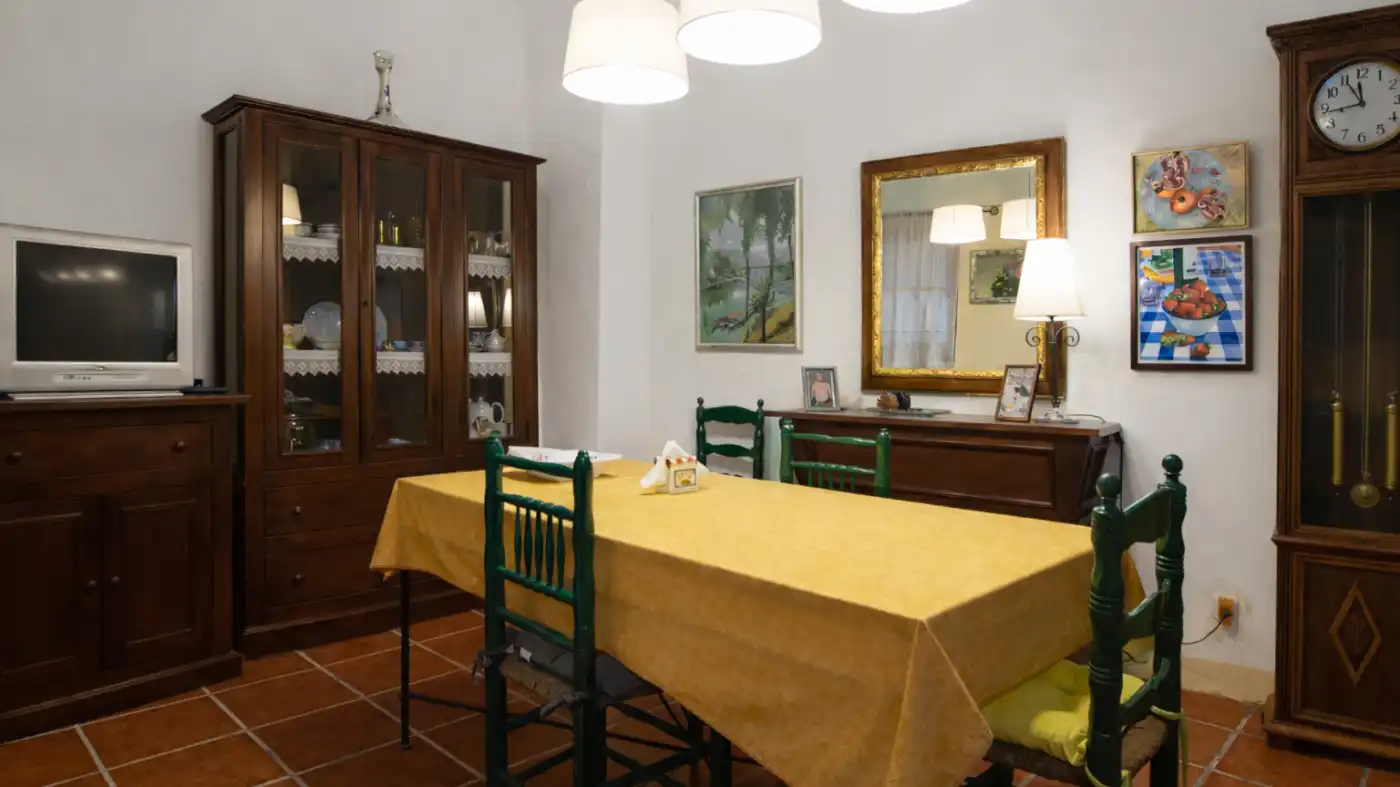 Menjador de Casa adosada en venda en Garcia amb Aire condicionat, Calefacció i Terrassa