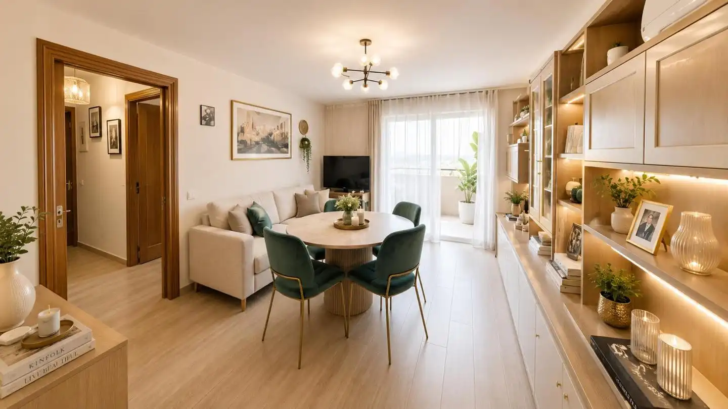 Living room of Flat for sale in Móstoles  with Heating, Terrace and Internet