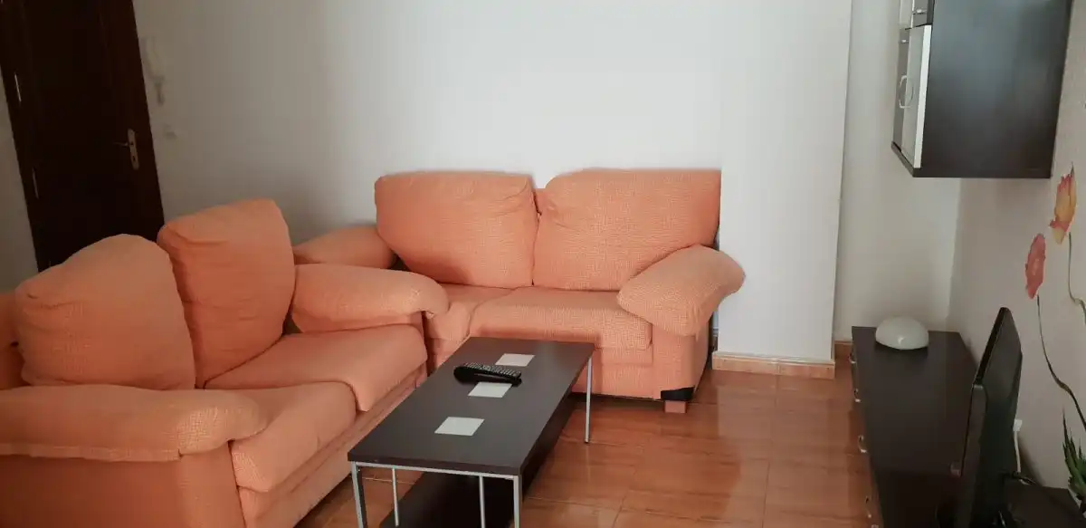Wohnzimmer von Dachboden zur Miete in Montijo mit Terrasse
