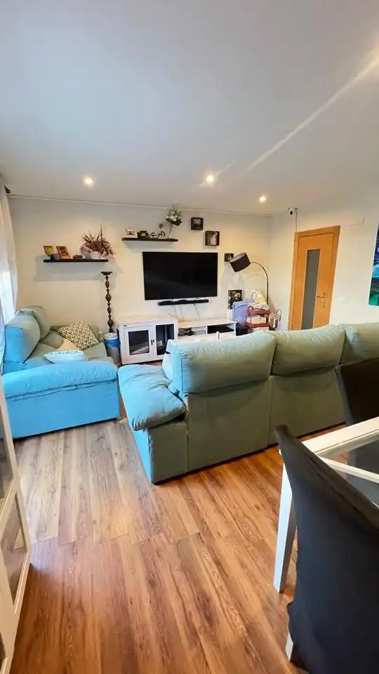 Sala d'estar de Casa o xalet en venda en Badajoz amb Aire condicionat, Jardí privat i Terrassa
