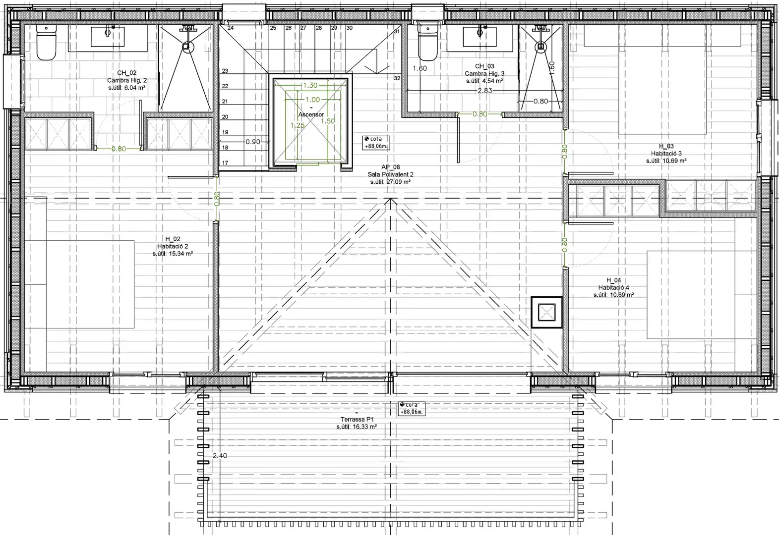 Houses for sale in Prullans  with Air Conditioner, Heating and Private garden