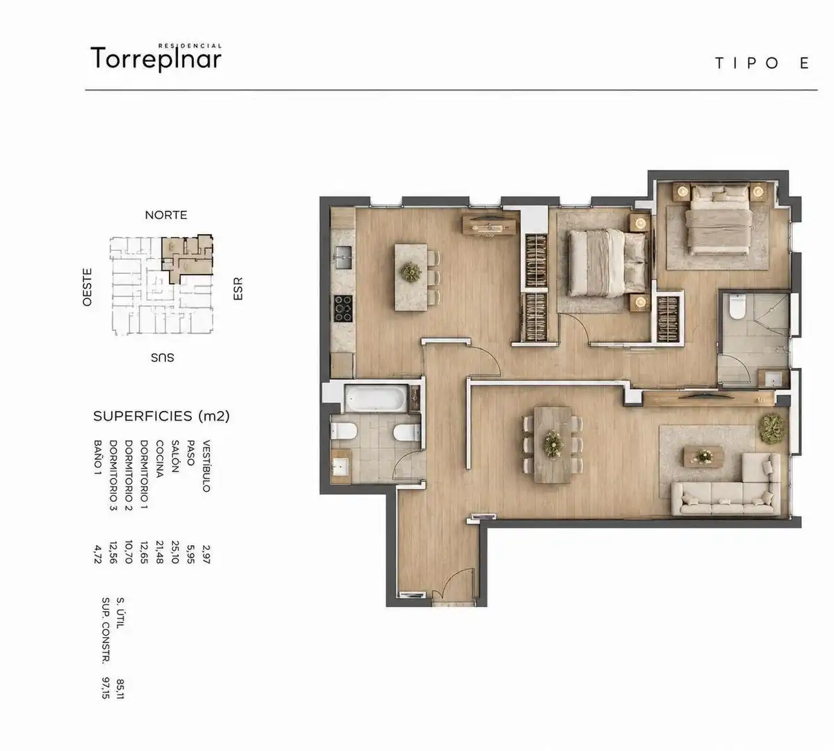 Piso en venta en Castellón de la Plana / Castelló de la Plana con Aire acondicionado y Piscina comunitaria