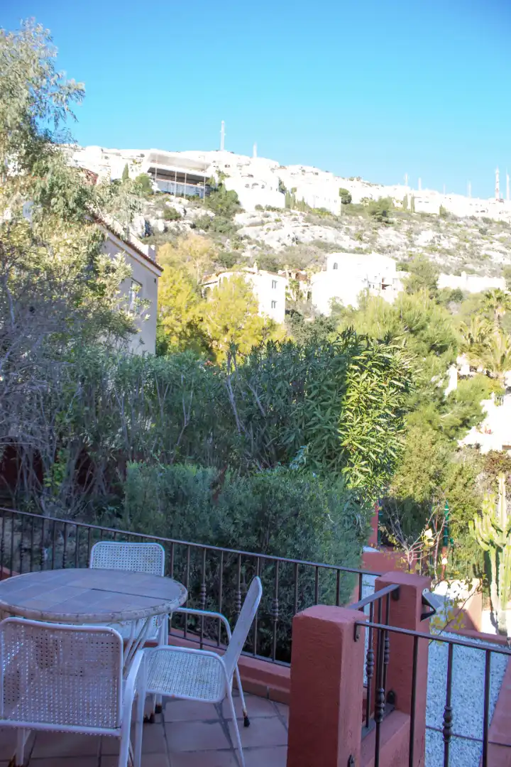 Garden of Houses for sale in Benitachell / El Poble Nou de Benitatxell  with Air Conditioner, Heating and Private garden