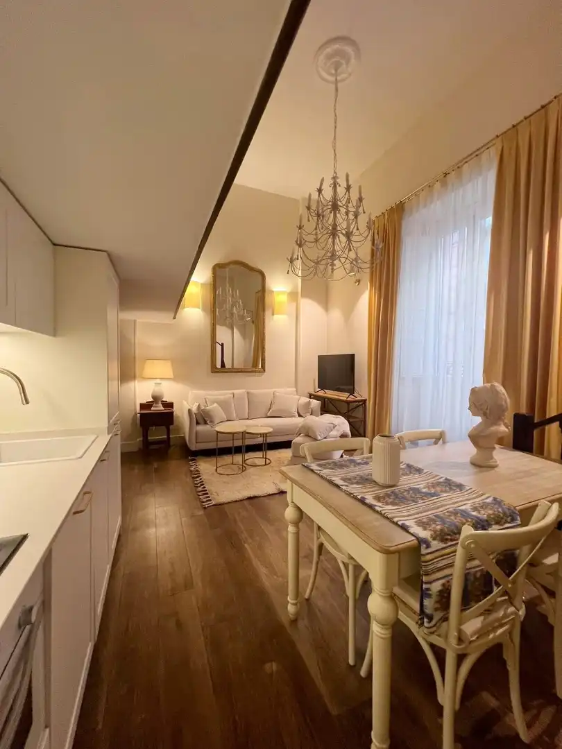 Wohnzimmer von Maisonette zur Miete in Madrid mit Klimaanlage, Heizung und Parkett