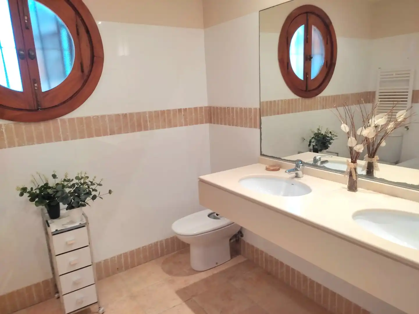 Badezimmer von Haus oder Chalet zur Miete in Puçol mit Heizung, Privatgarten und Terrasse