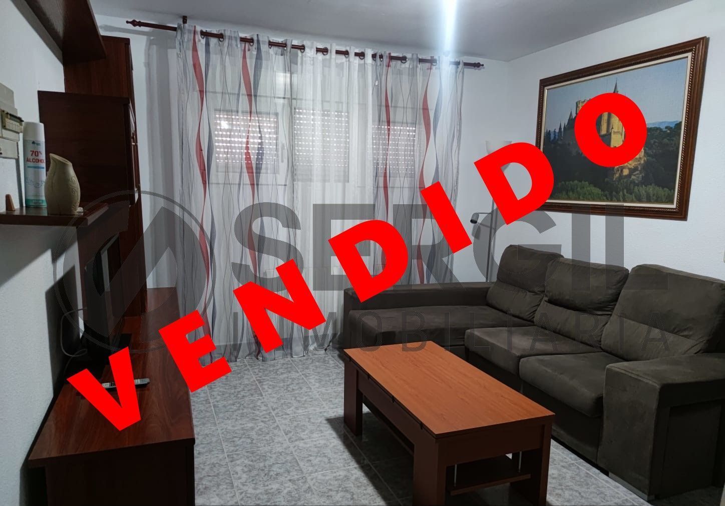Living room of Flat for sale in La Lastrilla   with Heating and Furnished