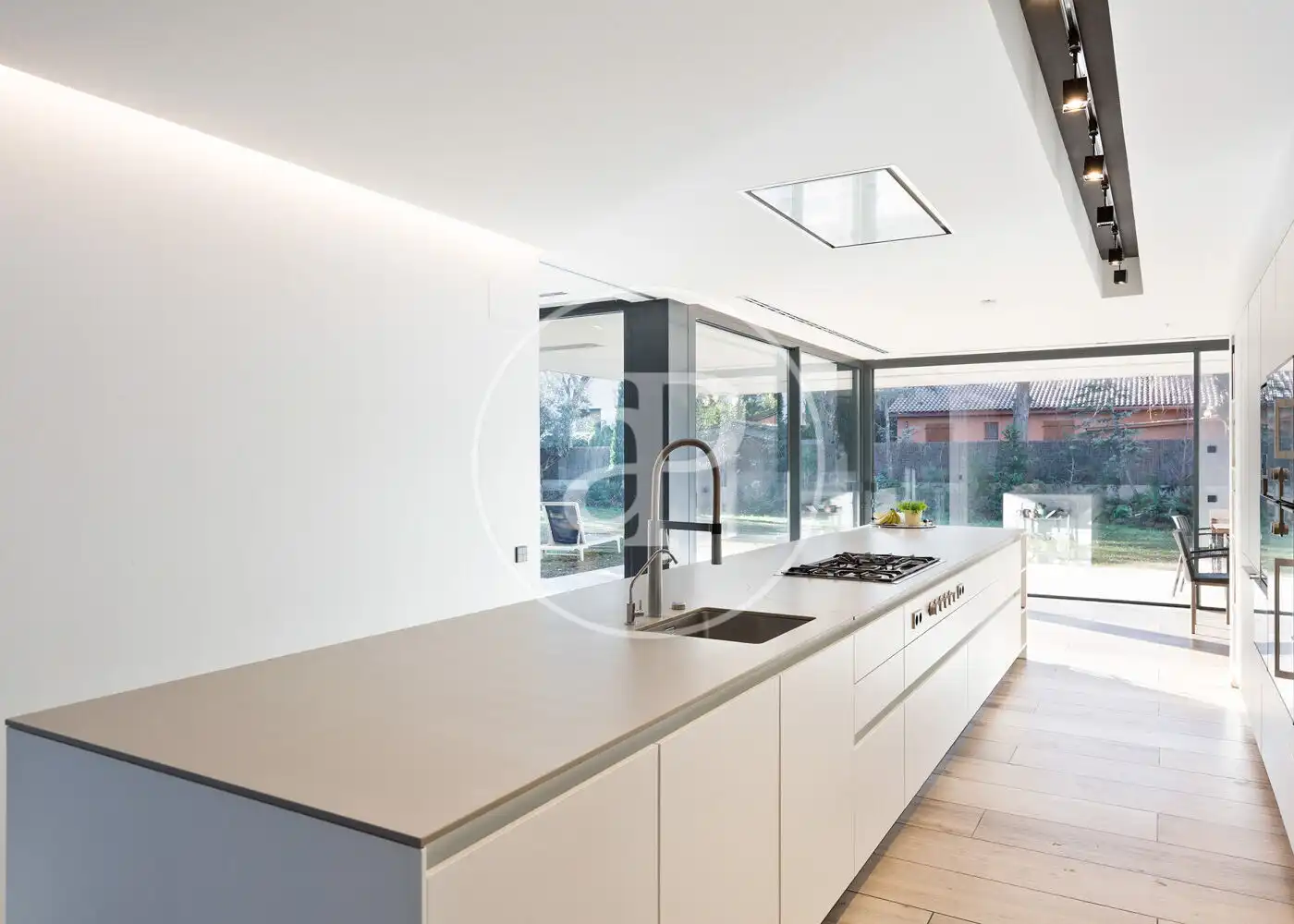 Kitchen of Houses for sale in Sant Cugat del Vallès  with Air Conditioner, Heating and Private garden