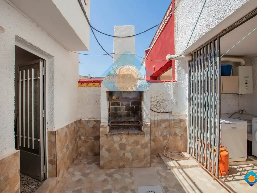 Terraza de Casa o chalet en venta en Mazarrón con Aire acondicionado, Jardín privado y Terraza