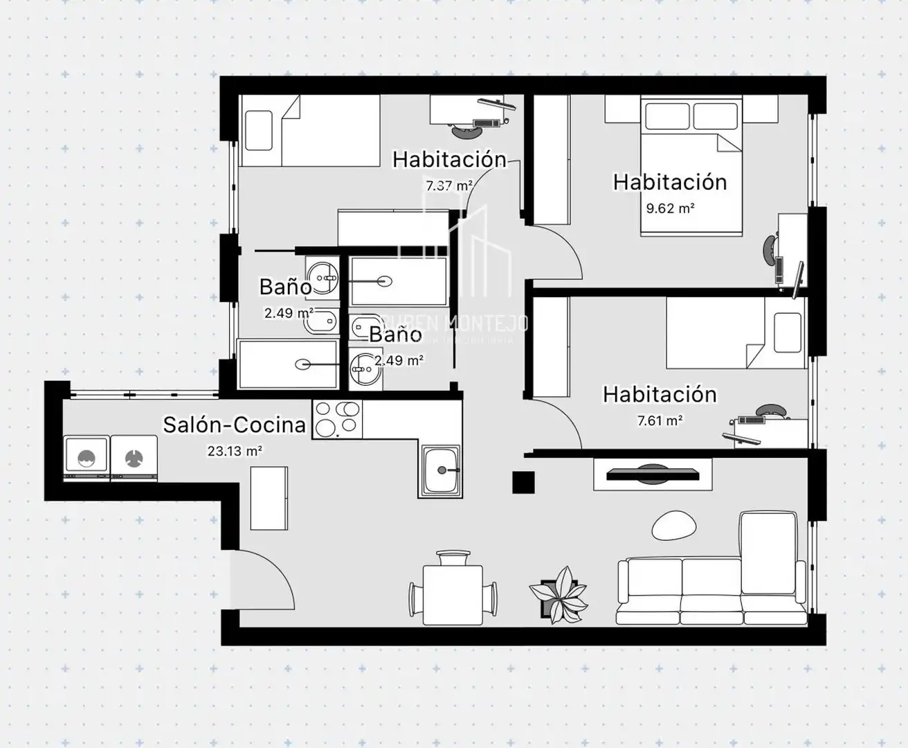 Flat for rent in Gomez Arias, Vidal