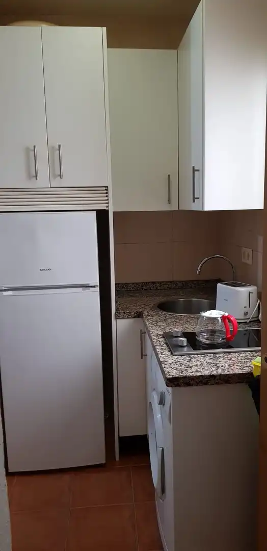 Cocina de Apartamento de alquiler en Málaga con Amueblado y Lavadora