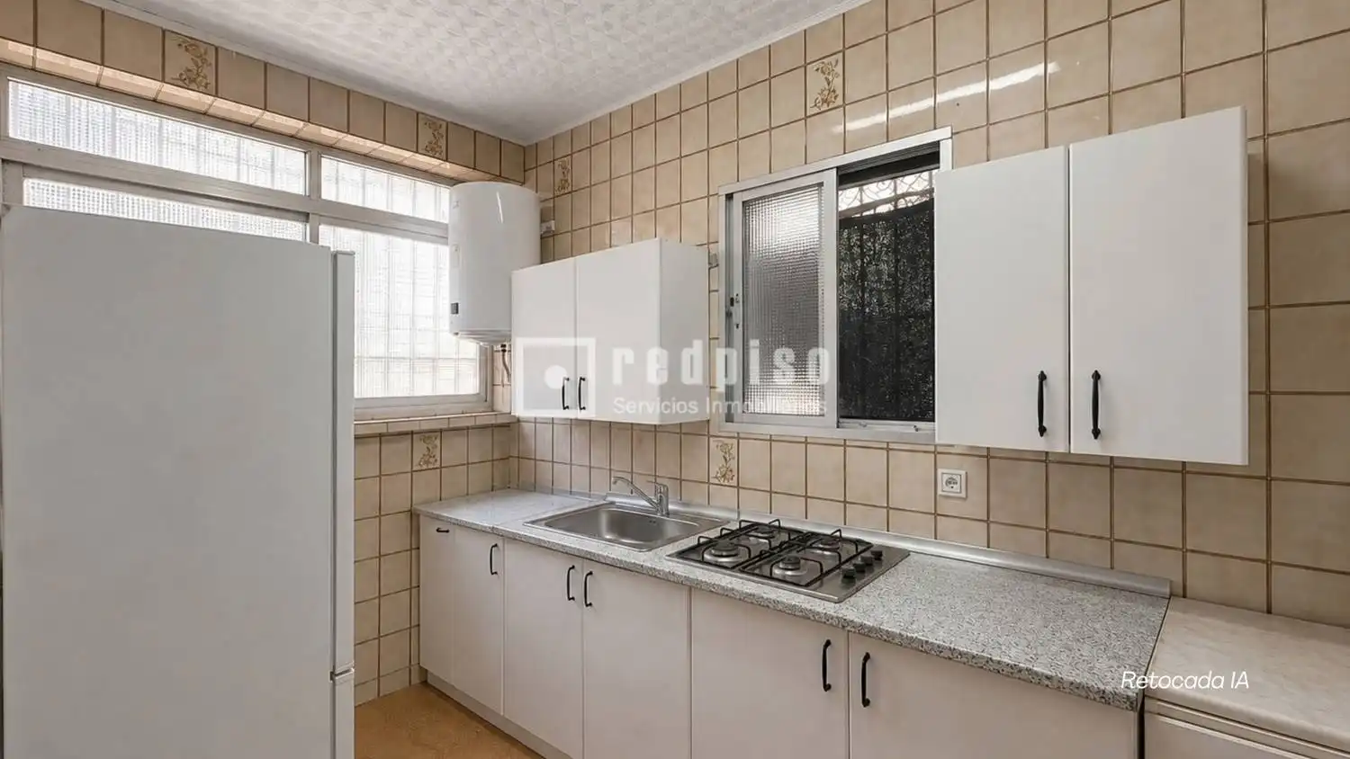 Küche von Wohnung zum Verkauf in Málaga mit Klimaanlage, Heizung und Terrasse