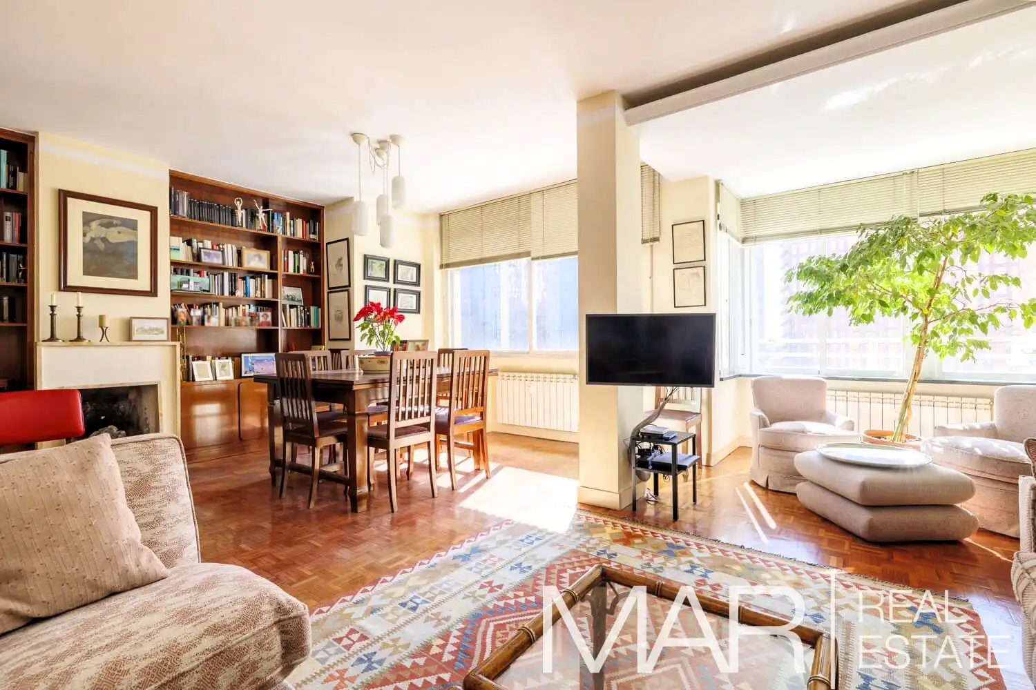 Sala de estar de Piso en venta en  Madrid Capital con Aire acondicionado, Calefacción y Trastero