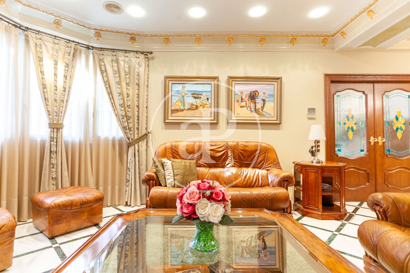 Living room of Single-family semi-detached for sale in Benifaió  with Heating, Terrace and Storage room