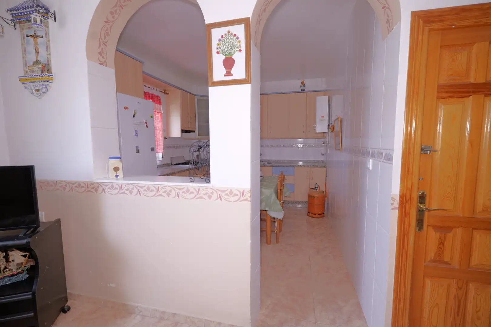Cuina de Casa o xalet en venda en Nevada amb Jardí privat, Terrassa i Moblat