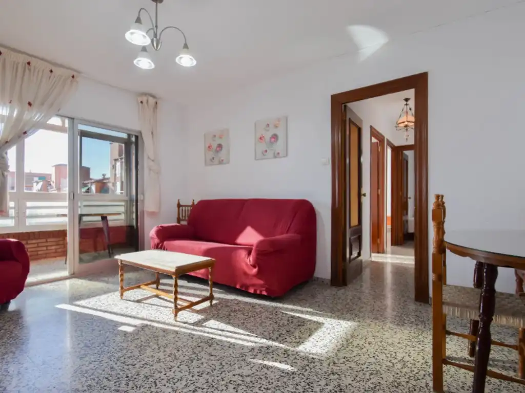 Wohnzimmer von Wohnung zur Miete in Granada mit Möbliert