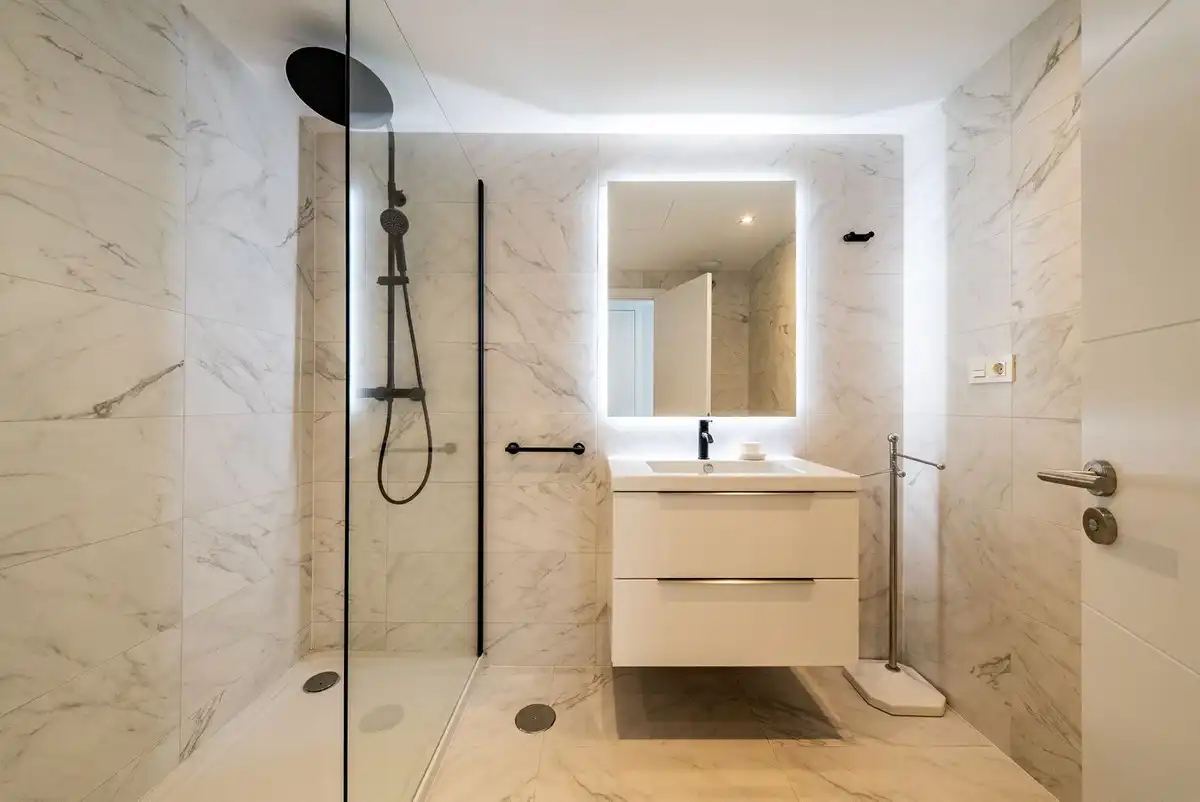 Baño de Apartamento en venta en Mijas con Aire acondicionado, Terraza y Internet