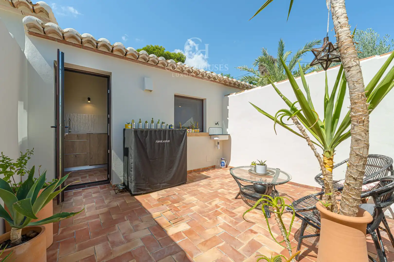 Garden of Houses for sale in Jávea / Xàbia  with Air Conditioner, Private garden and Terrace