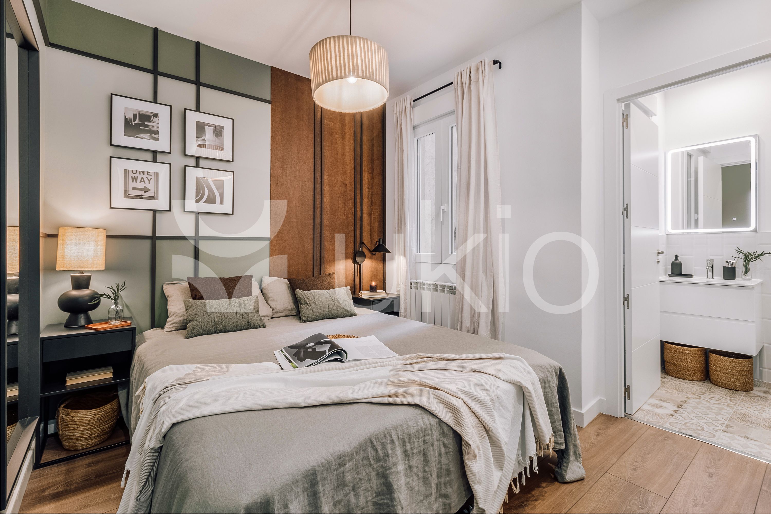 Bedroom of Apartment to rent in  Madrid Capital  with Air Conditioner, Heating and Furnished