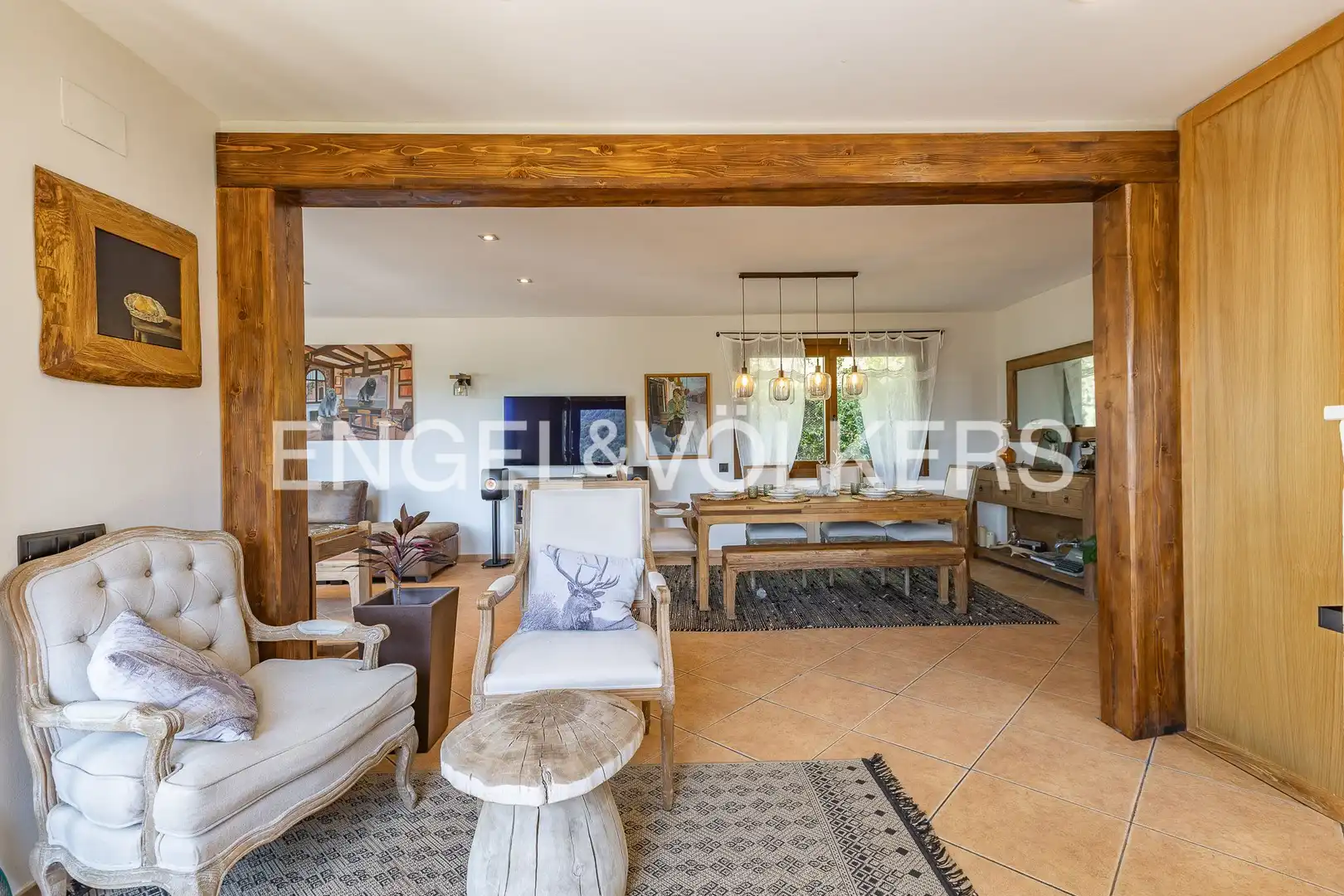 Sala d'estar de Casa o xalet en venda en Llanars amb Calefacció, Jardí privat i Parquet
