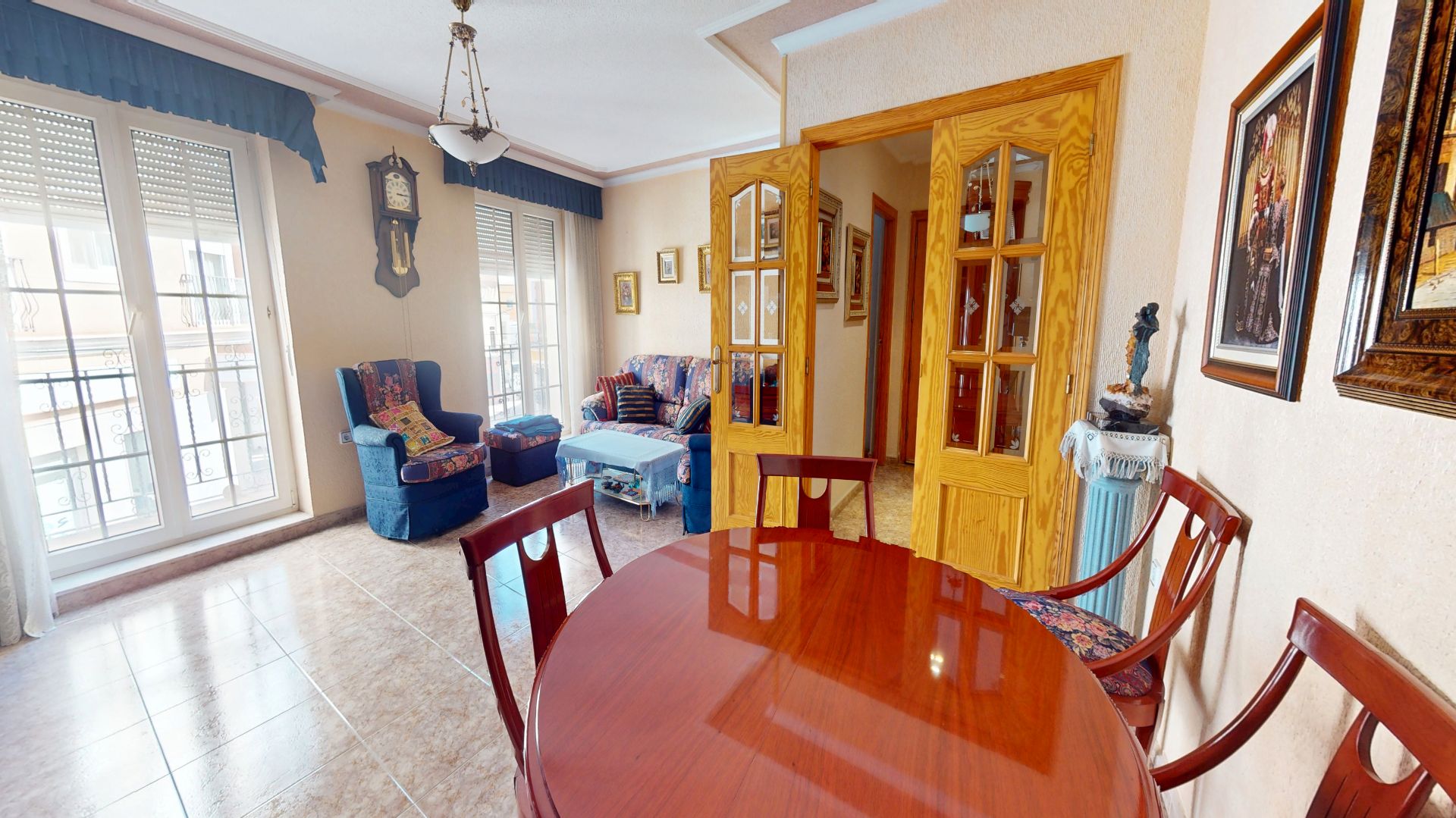 Living room of Flat for sale in Sax  with Air Conditioner, Terrace and Balcony