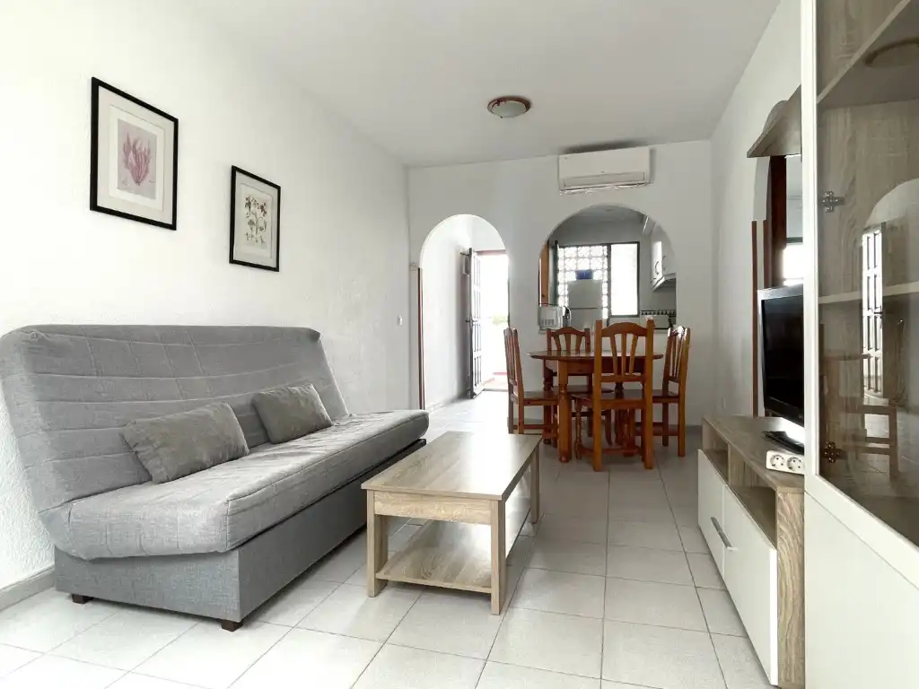 Sala de estar de Apartamento en venta en Vera con Aire acondicionado, Terraza y Amueblado