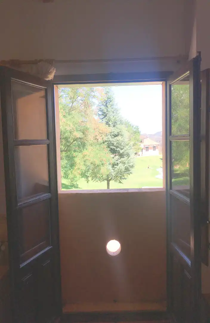 Dormitori de Casa adosada en venda en San Agustín amb Calefacció, Jardí privat i Moblat