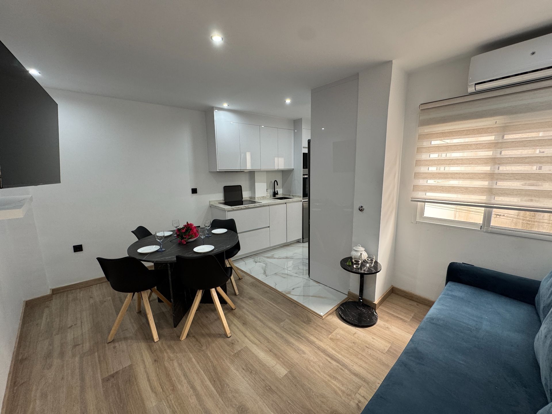 Comedor de Piso de alquiler en Málaga Capital con Aire acondicionado, Calefacción y Amueblado