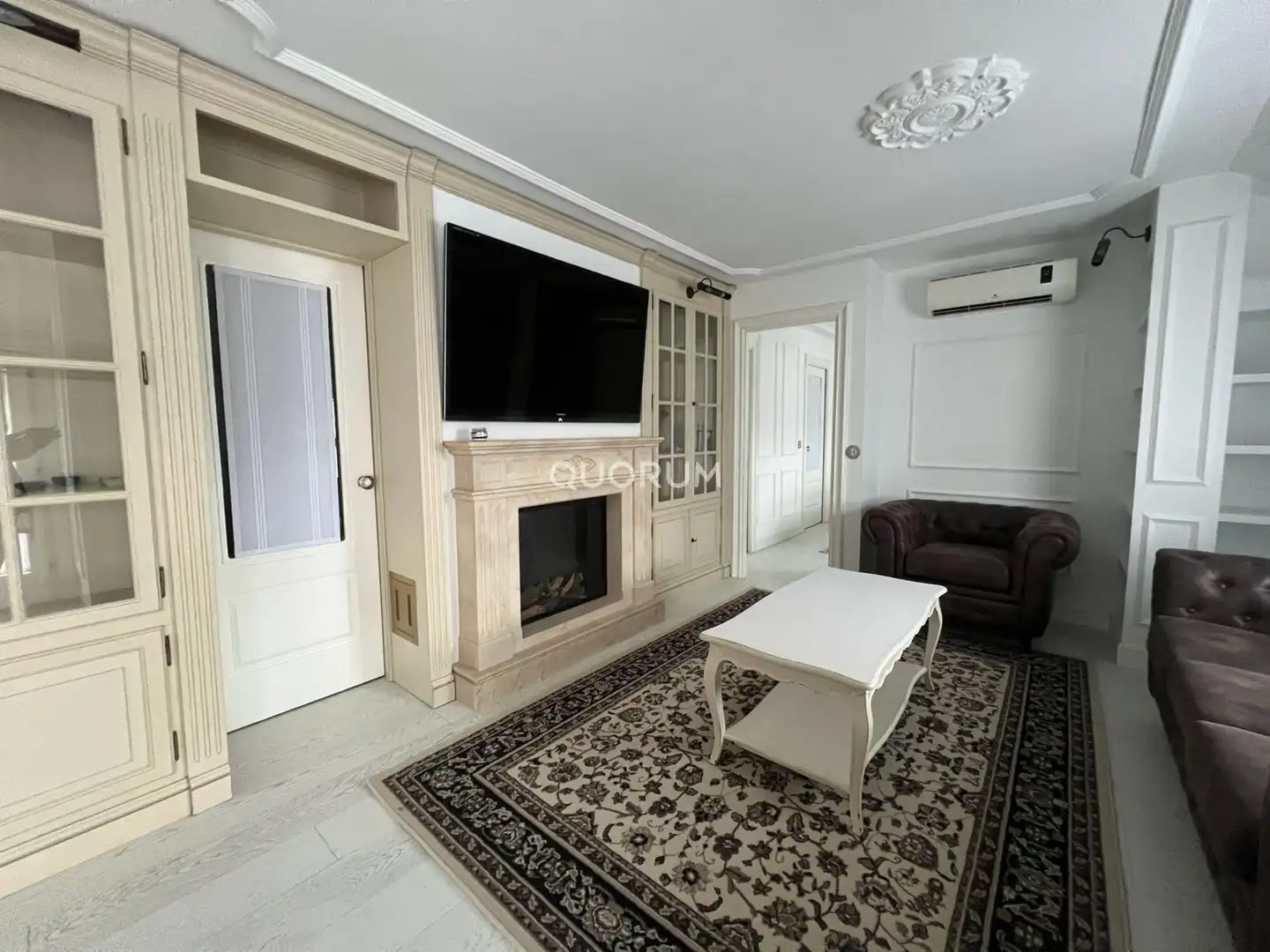 Sala de estar de Piso de alquiler en Bilbao  con Calefacción, Terraza y Amueblado