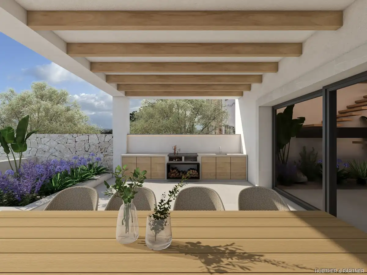 Terrassa de Casa o xalet en venda en Alaró amb Aire condicionat, Parquet i Terrassa