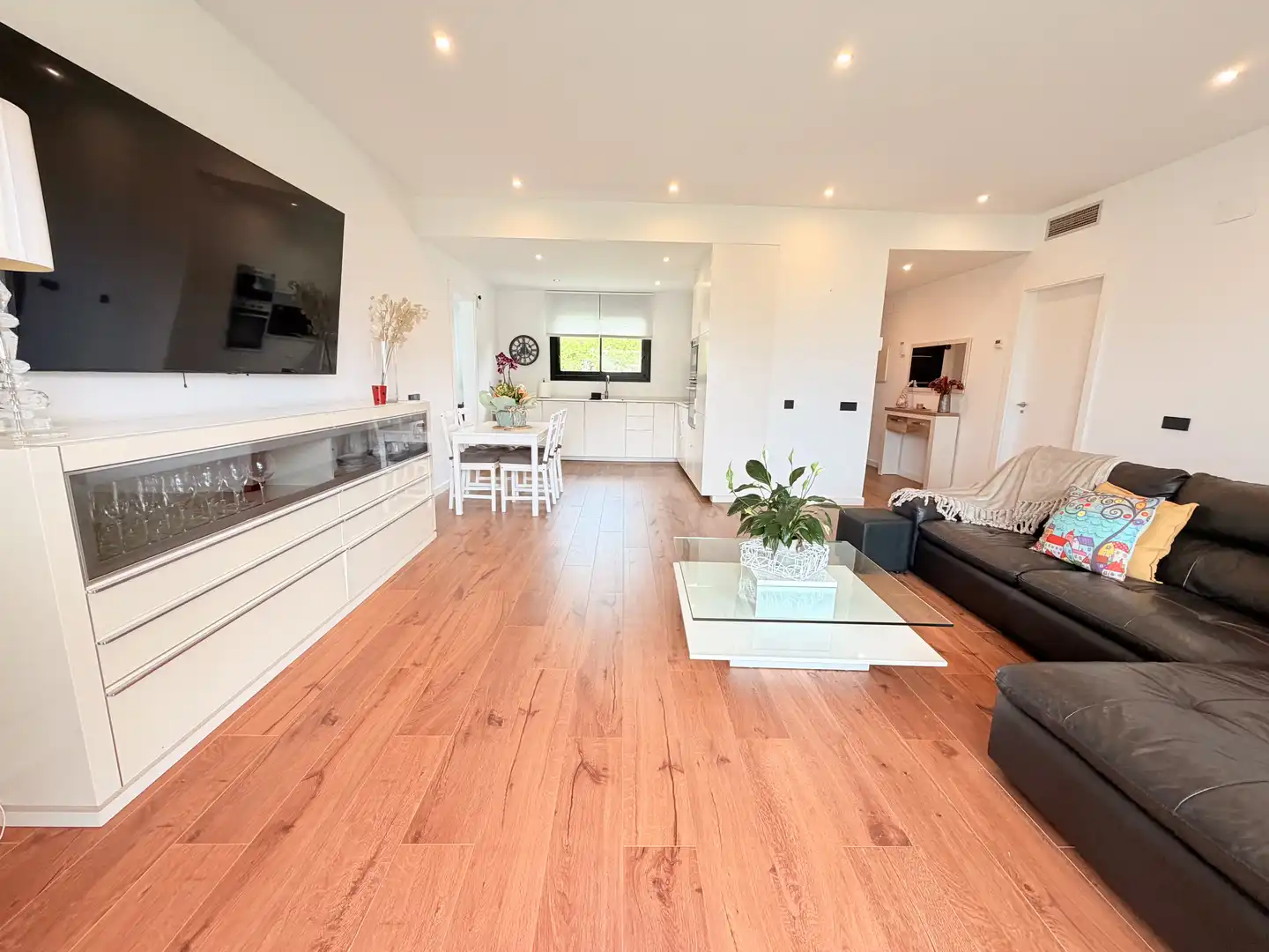 Sala de estar de Casa o chalet en venta en Cunit con Aire acondicionado y Terraza