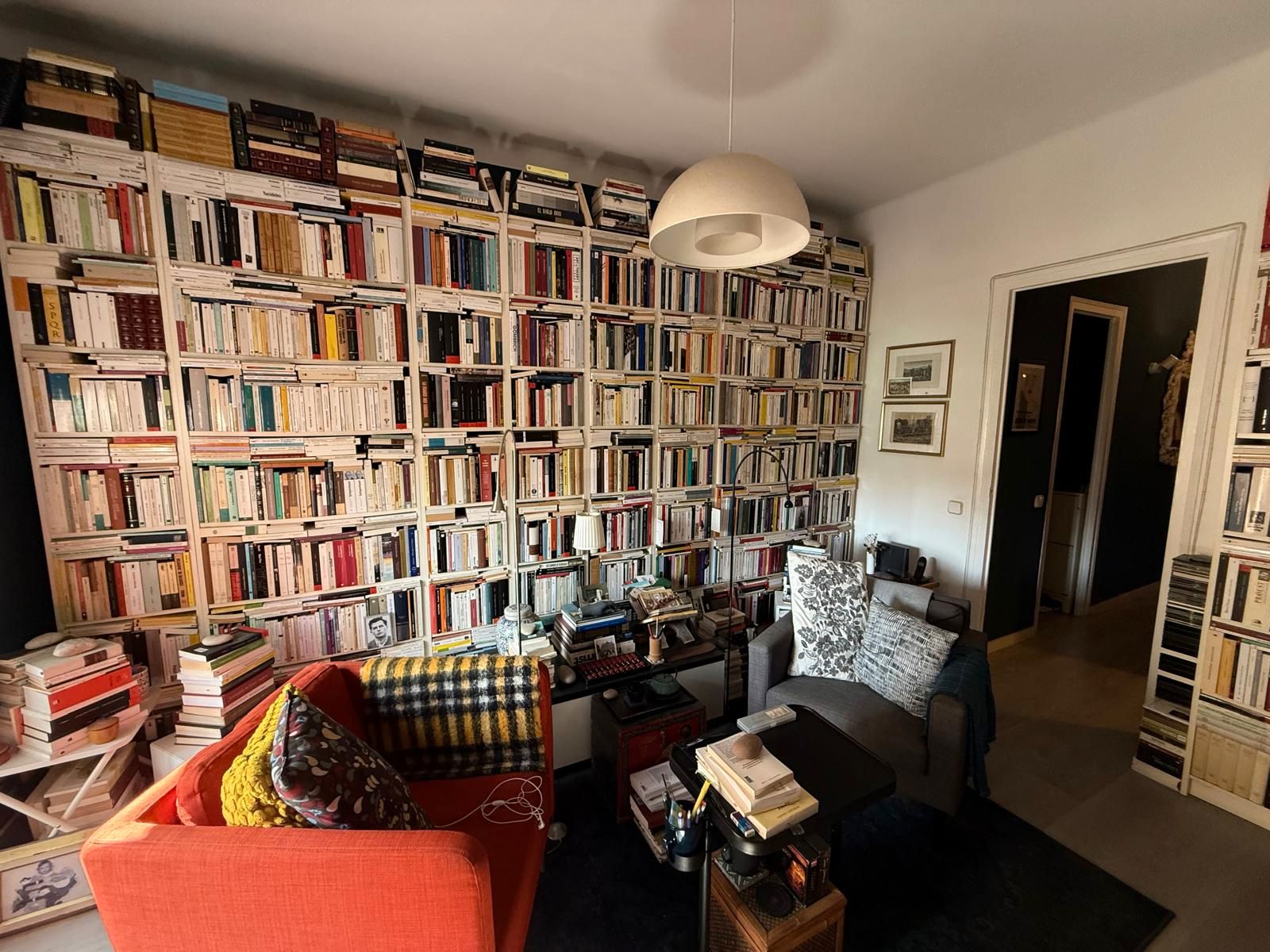 Living room of Flat for sale in  Barcelona Capital  with Air Conditioner, Parquet flooring and Terrace