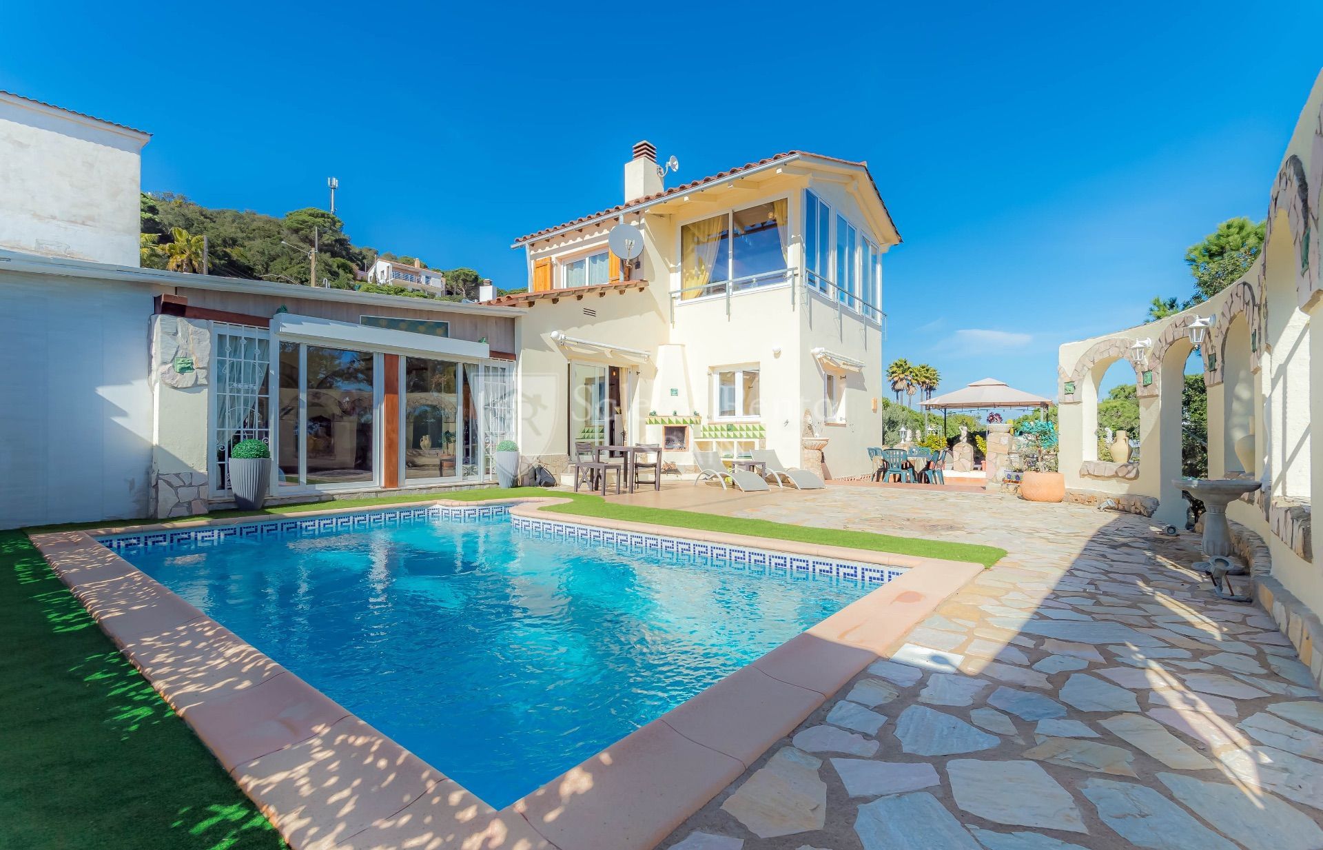 Jardí de Casa o xalet en venda en Lloret de Mar amb Aire condicionat, Calefacció i Jardí privat