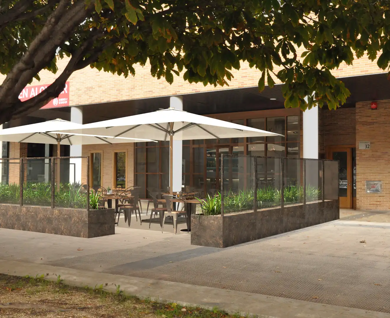 Terrace of Commercial properties for rent in  Pamplona / Iruña  with Heating