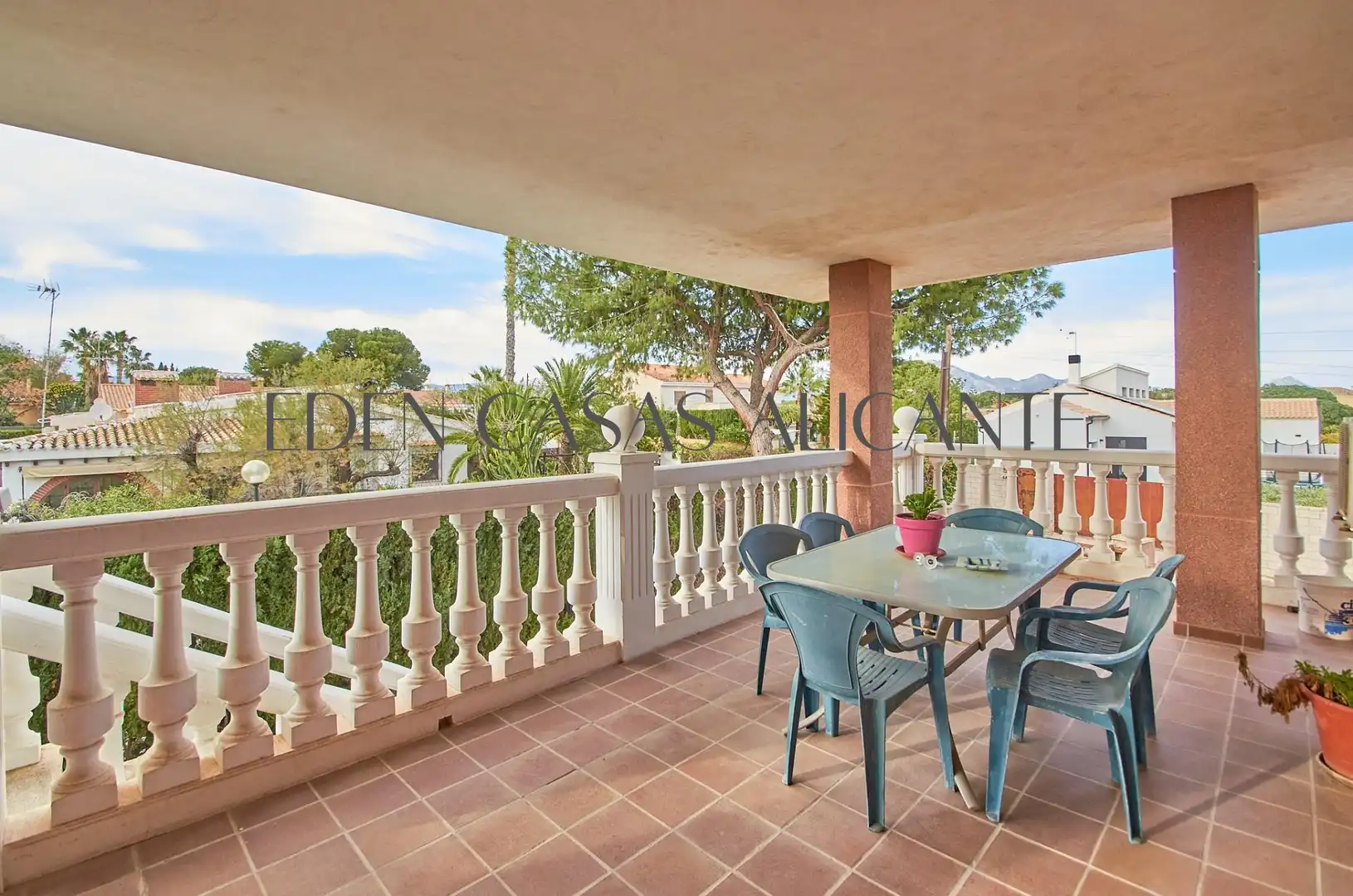 Terraza de Casa o chalet en venta en Mutxamel con Aire acondicionado, Jardín privado y Terraza
