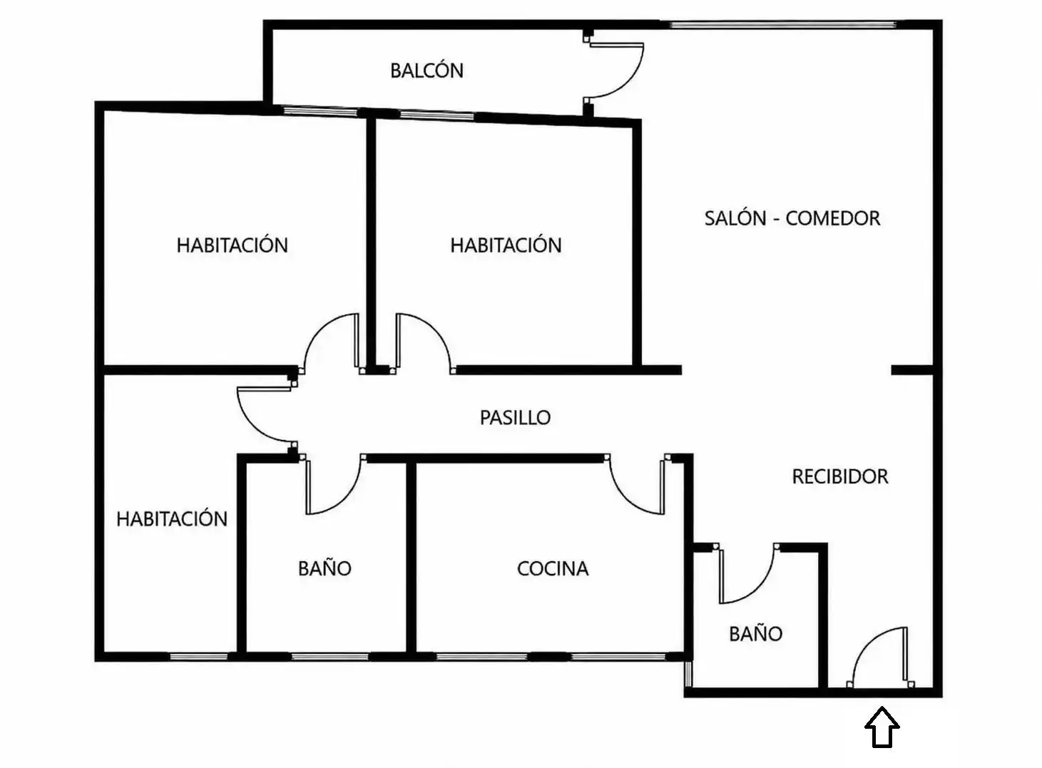 Piso en venta en Barcelona con Calefacción y Balcón