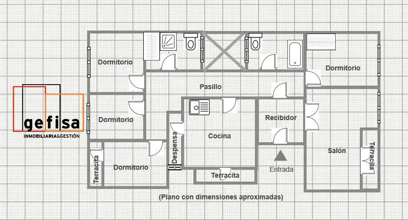 Flat with terrace for sale in CASTELLANOS, imagen 28