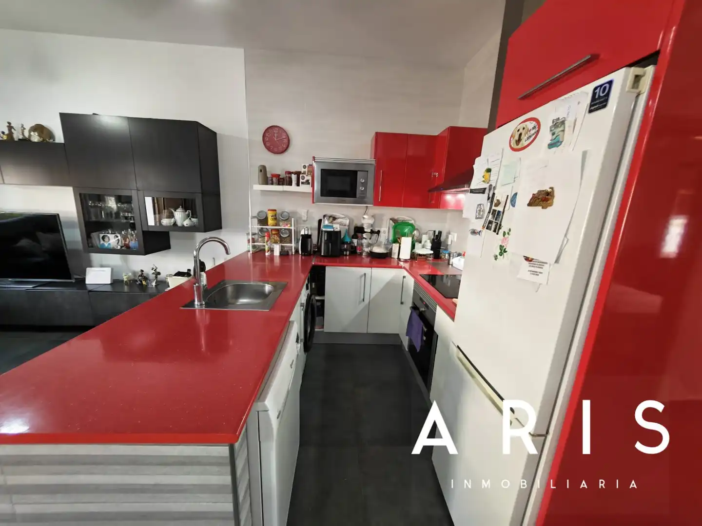 Cocina de Casa adosada en venta en Alhaurín de la Torre con Aire acondicionado y Piscina