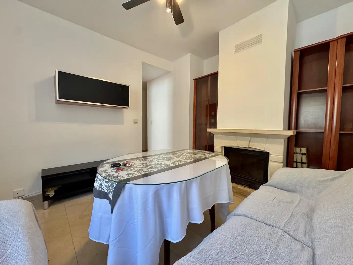 Sala d'estar de Casa adosada en venda en Pulianas amb Traster, Balcó i Piscina comunitària